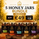 5 Honingpotten Bundel 2 – Premium Natuurlijke Honing Selectie